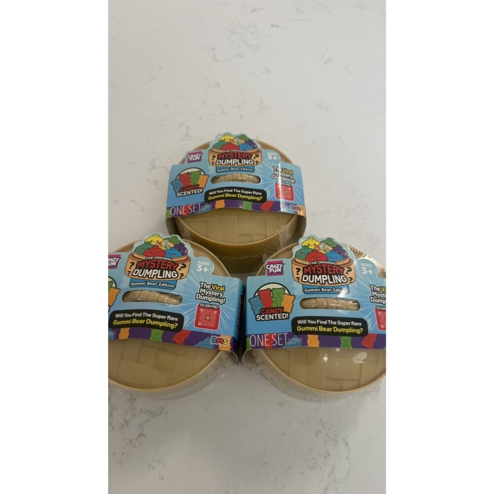NEW  Crazy Fun Mystery Dumpling GUMMI BEAR EDITION Lot Of 3